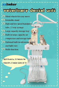 One Stop soluzione di alta qualità attrezzature mediche veterinaria portatile Mobile di lusso unità di trattamento dentale per animali domestici - Product Image 6