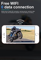 Portable 5 \ "IPX8 étanche GPS Navigation DVR moniteur double caméras USB Carplay affichage pour motos voitures enregistreur de conduite
