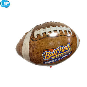 Globos de Helio con Forma de Balón de Fútbol y Rugby, con Logotipo Personalizado Impreso, para Decoraciones de Cumpleaños, Navidad y Promocionales - Product Image 4
