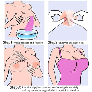 Lingerie 2021 Prodotti Innovativi Copricapezzoli Adesivi in Silicone a Forma di Fiore per Donne - Product Image 6