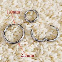 [SJ-765] Grosir 316L Bedah Baja Nirkarat Pemolesan Tinggi Berengsel Septum Clickers Segmen Hidung Cincin Tindik Tubuh Perhiasan