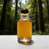 Flacons de parfum en verre transparent 30ml 100ml à pompe pulvérisatrice, avec bouchon en option, pour crème visage, faux cils, fard à joues - Vente chaude