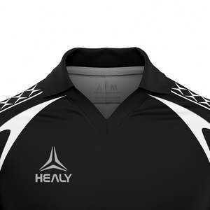 Maillot de football à rayures contrastées, design gratuit, détail épaule tendance, durable, style rétro, respirant, séchage rapide - Product Image 4