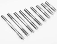 Double Headed Steel Stud Threaded Rod With Hot Dip Galvanized HDG Finish Metric Measurement System Double End Studs