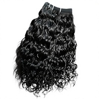 Cheveux indiens Remy bouclés 20-24 pouces, cheveux bruts de temple, ondulation naturelle, ondulation profonde lâche, raides crépus