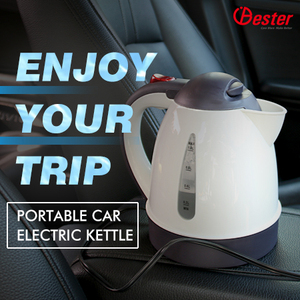 Mini Car 1liter <strong>Travel</strong> <strong>Kettle</strong> Boiler Hot Water 12v Electric Car <strong>Kettle</strong> - Product Image 4