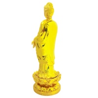 Antique Personnalisé Or Bouddha Art Métal Artisanat Figure Poli Moulage Sous Pression Cadeaux D'affaires Souvenirs Trophées Médailles Bouddhisme Thème