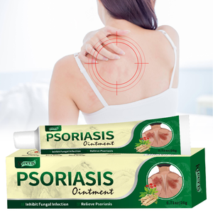 Pommade aux herbes naturelles 20g pour le <span class=keywords><strong>psoriasis</strong></span>, l'acné, la dermatite, l'eczéma du scrotum, la pityriasis, l'urticaire - Marque Bangfuke - Product Image 2
