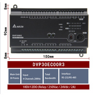 Repuestos Originales para PLC Delta DVP30EC00R3, 30 Puntos de E/S, Salida de Relé, Automatización Lógica Programable