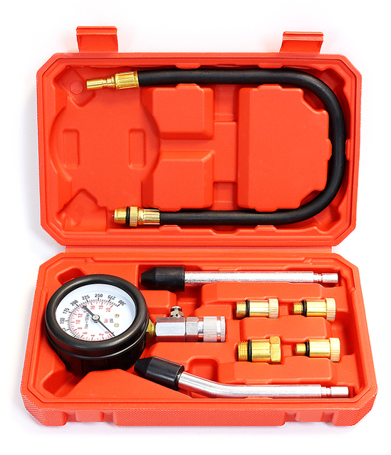 Car Diagnostic Tool G326 Unique Engine Compression Cylinder Pressure Gauge Tester Kit