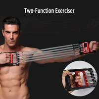 Extenseur de poitrine en acier réglable Five Springs, corde de résistance multifonctionnelle pour le yoga, la remise en forme à domicile et l'entraînement de force