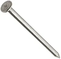 Lot de 250 clous à tête plate en acier pour le travail du bois, la construction de meubles, la boîte à outils, les outils à main et la quincaillerie