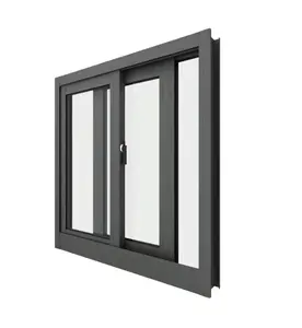 ファクトリーダイレクト6063陽極酸化アルミニウム粉体塗装窓ドアアルミニウムプロファイル