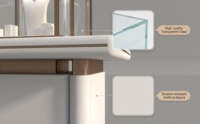Bijoux de luxe modernes de haute qualité, résistants, écologiques, avec éclairage LED, en verre trempé, en métal, personnalisables, imperméables et recyclables