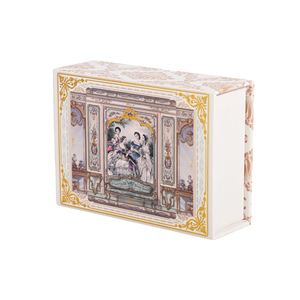 ส่วนบุคคลการพิมพ์ Coffrets ของขวัญน้ําหอมนํามาใช้ใหม่กล่องตัวอย่างแม่เหล็กกล่องน้ําหอมพร้อมส่วนแทรกที่กําหนดเอง - Product Image 4