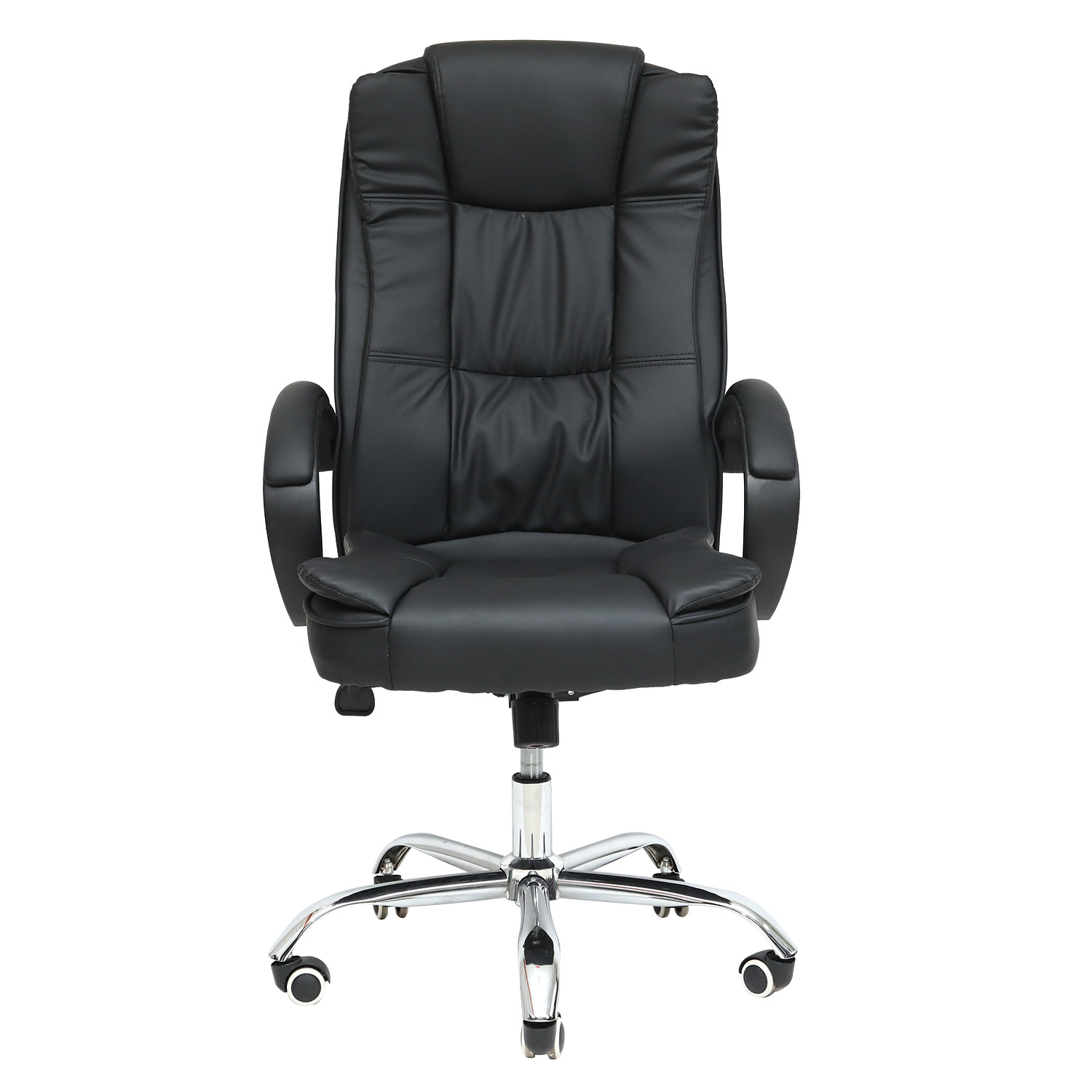 Роскошное офисное кресло руководителя из искусственной кожи с высокой спинкой, вращающееся кресло с высокой спинкой для компьютера, роскошное офисное кресло руководителя