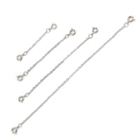 Chaîne d'extension en acier inoxydable fermoir à ressort rond chaîne de queue pour les ajustements fabrication de bijoux