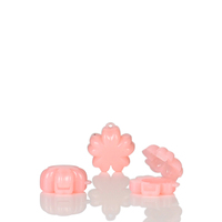 Mini étui compact mignon vide pour fard à paupières, boîte à poudre blush monocolore, logo personnalisé