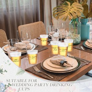 Bicchieri in Plastica PP Opaca Personalizzabili con Logo per Matrimoni ed Eventi, 9oz 12oz 16oz - Product Image 6