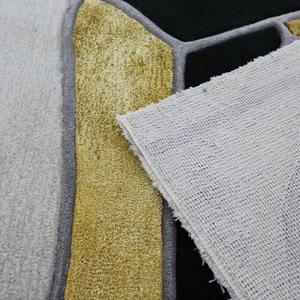 พรมปูพื้นห้องนั่งเล่นสีเหลืองไอศกรีมสีดำ - Product Image 6