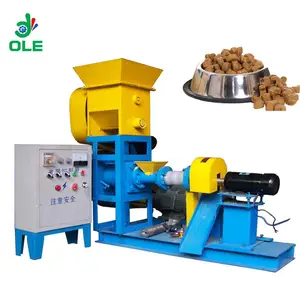 30-40kg/h Cat Food Manufacturing Machine Pet Dog Food Extruder Machine Floating Fish Feed Pellet Making Machine