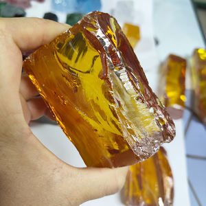 วัสดุเซอร์โคเนียสังเคราะห์แบบไม่เจียระไน สีเหลืองทอง หินดิบ CZ สำหรับทำอัญมณีแบบเม็ดเดี่ยว - Product Image 3