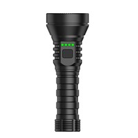 Lampe torche LED 4200LM personnalisée, portée 219M, étanche IP67, rechargeable 3000mAh, en aluminium, vente en gros, 44 ans d'expérience en usine