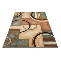 Benutzer definierte Deko-Ringe Rot Geometric Modern Casual Area Rug 5x7