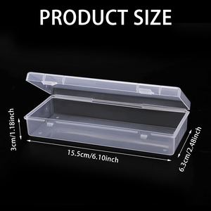 Purpose <b>Small</b> PP Material <b>Boxes</b> Clear Mini Plastic <b>Storage</b> Box Organizer with <b>Lid</b> - Product Image 2