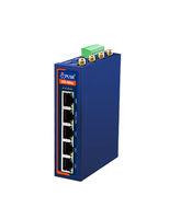 Routeur Wi-Fi industriel USR-G806p avec module cellulaire 4G amélioré, double port série RS232+RS485 / 5 ports réseau - 1 WAN + 1 WAN/LAN + 3 LAN
