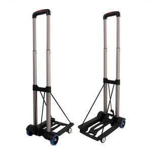 Aluminum moving folding shopping hand cart grocery folding cart shopping cart