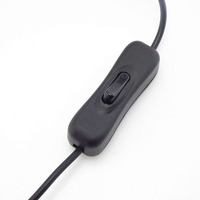 Câble d'extension USB 2.0 A mâle vers A femelle avec interrupteur marche/arrêt intégré 304, 1 m, noir, pour bande LED, ventilateur USB, lampe de bureau