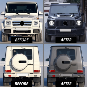 Accessori per Tuning Auto, Kit Carrozzeria per <span class=keywords><strong>Mercedes</strong></span> Benz Classe G, G Wagon W463 2002-2018, Aggiornamento a W464 W463A 2019 Barbus - Product Image 3