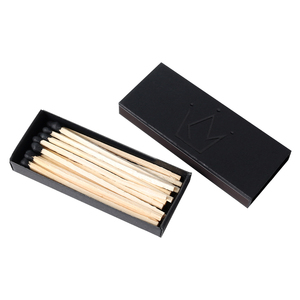 Allumettes noires personnalisées dans une boîte d'allumettes avec revêtement UV gaufrage mat <span class=keywords><strong>grand</strong></span> <span class=keywords><strong>emballage</strong></span> <span class=keywords><strong>cadeau</strong></span> personnalisé - Product Image 4