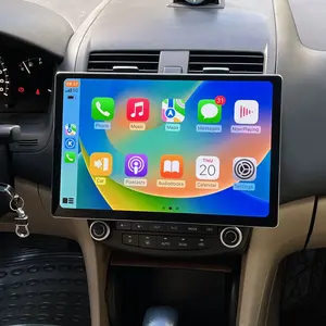 วิทยุติดรถยนต์ขนาด13นิ้ว,วิทยุ FM อเนกประสงค์4 + 64GB เครื่องเล่นวิดีโอแบบ Double Din ระบบแอนดรอยด์10ระบบนำทาง GPS มัลติมีเดียรถยนต์