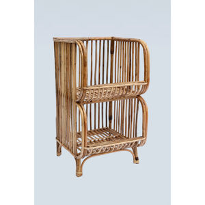 Carrito de Bar de Ratán Natural de Alta Calidad, Hecho a Mano, para Restaurante, Hotel, Villa, Producto de Lujo Más Vendido - Product Image 1