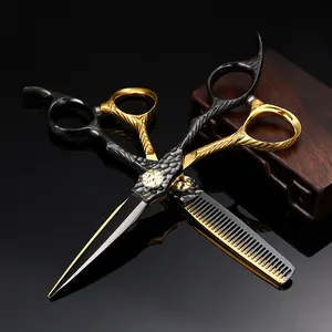 Factory Wholesale Titan Thin Scissor Swivel Shear Thining Arredamento Parrucchiere Beauti Barber Hair Scissors