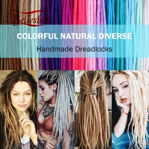 ¡Venta al por mayor! trenzas suaves de rastas de 6 pulgadas-8 pulgadas de Belleshow, trenzas sintéticas de rastas de ganchillo - Product Image 6