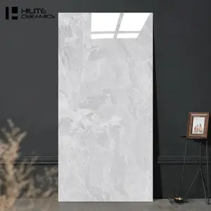 Mur de haute qualité 750*1500mm pour carreaux de sol gris marbre escaliers de salle de bain