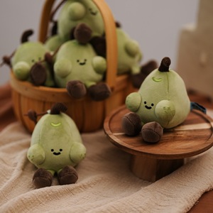 En stock, adorable peluche en forme de fruit, transmettant un message positif, sac à dos de dessin animé, pendentif de clé, cadeau décoratif, jouet en peluche doux - Product Image 4