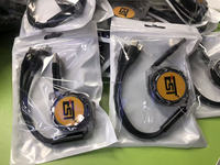 Kabel Pengisian Daya Cepat 5 in 1 / 6 in 1 OEM/ODM Ukuran Besar, Kabel USB Retraktil 1.2m