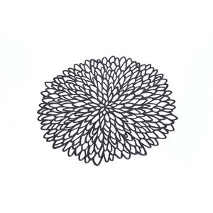 Thiết kế rỗng cảm giác dệt PVC placemat chống trượt không thấm nước bàn tròn Mat với hình dạng không đều - Product Image 6