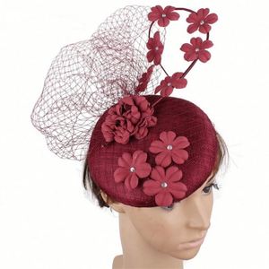 Nuevo Sombrero de Moda para Mujer, de Malla de Cáñamo, Estilo Vintage, para Eventos Sociales, Accesorios para el Cabello, Sombrero para Fiesta del Té, Clip para el Cabello, Sombreros Fascinantes para Damas - Product Image 6