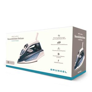 Ferro da stiro a vapore Grunkel 2200W con piastra antiaderente blu - Product Image 6