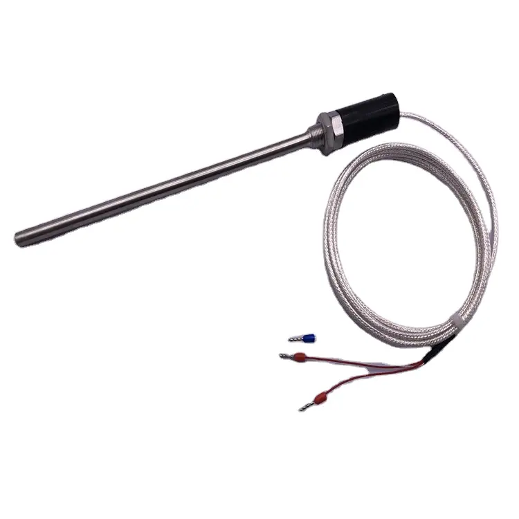 Hoch temperatur sensor PT100 Edelstahl-Thermo element Wärme widerstand