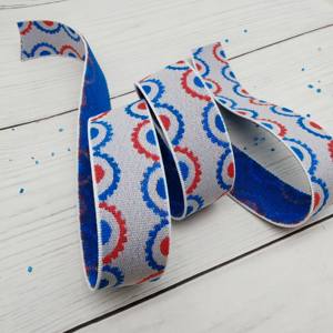 Bande élastique jacquard à faible MOQ, sangle élastique personnalisée avec logo pour vêtements, sous-vêtements de sport, ceinture élastique - Product Image 1