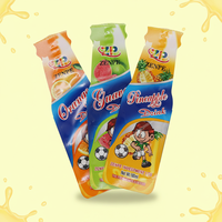 Pochette de jus personnalisée en forme de bouteille, sachet d'emballage liquide de qualité alimentaire en forme de bouteille pour boissons et jus pour enfants