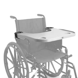 Vassoio per sedia a rotelle con portabicchieri grigio PEPE P10036 - Product Image 5