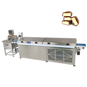 Mini 8kg / 15kg / 30kg / 60kg <strong>Chocolate</strong> Enrober Machine With Cooling Tunnel