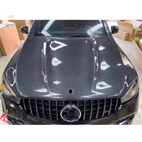 Capot moteur en fibre de carbone automobile pour Mercedes Benz GLC 2014+  Mise à niveau style Brabus Capot moteur